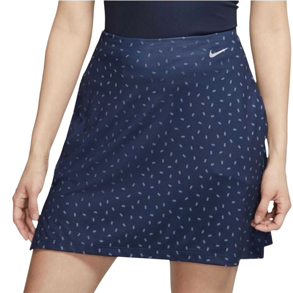 Nike Women's Dri-FIT UV Victory 17" printed golf skirt skort Large NWT UPF 40+